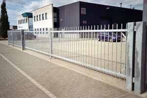 Toegangspoort draaipoort