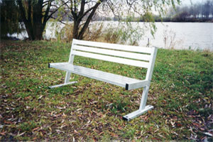Stalen Baken en Stoelen